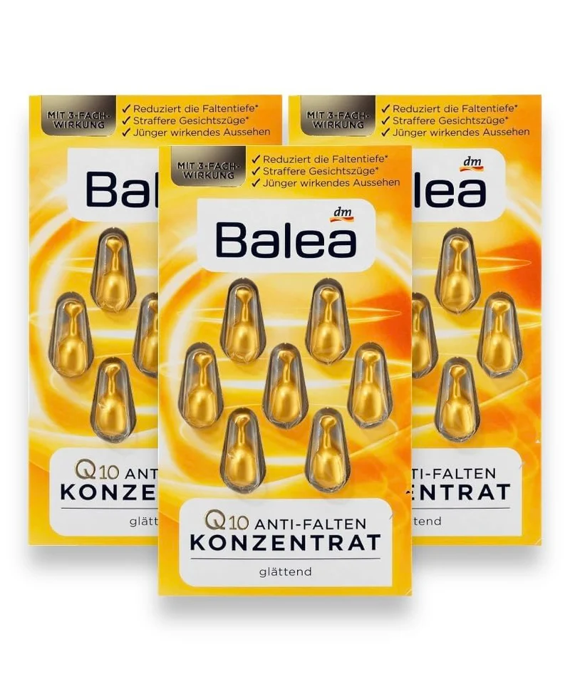 Balea Konzentrat Q10 Anti-Falten, 3x7 Stück (3er Pack), neu&ovp