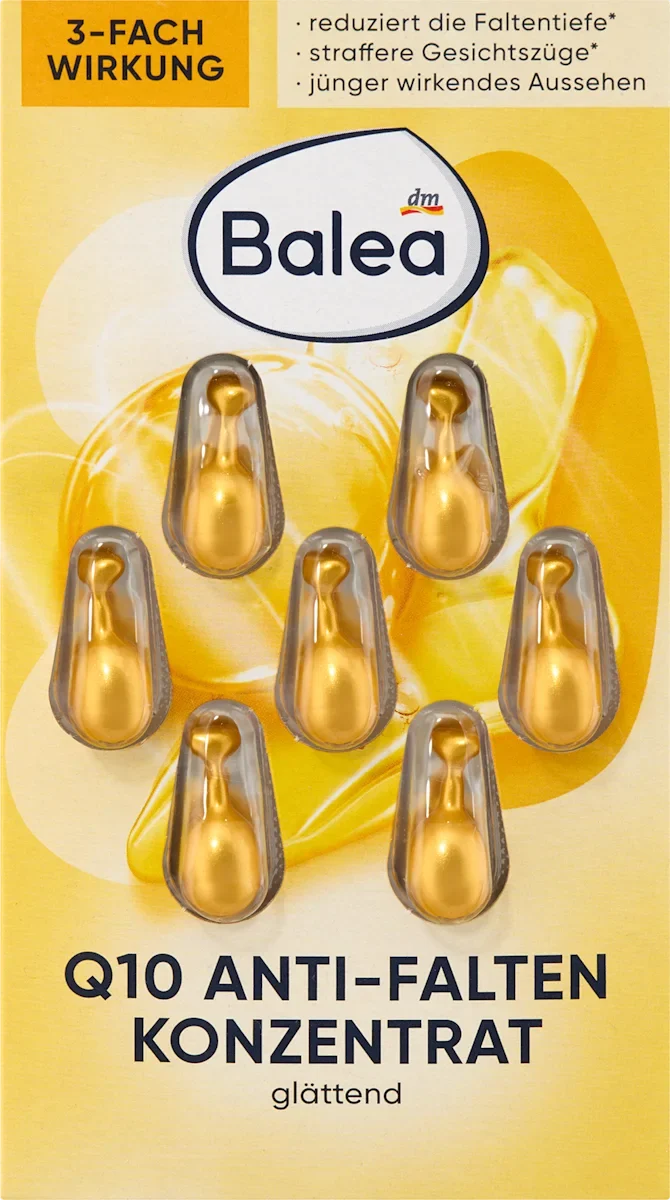 Balea Konzentrat Q10 Anti-Falten, 3x7 Stück (3er Pack), neu&ovp