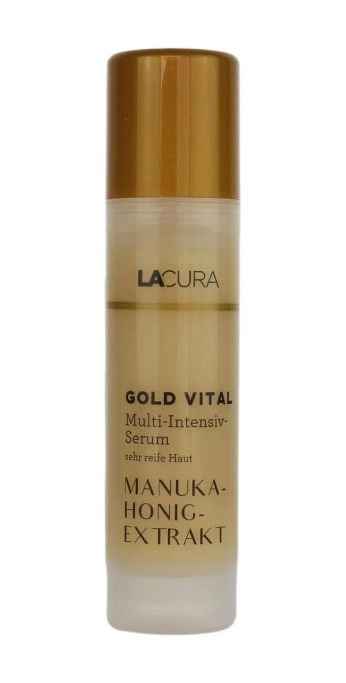 Lacura Gold Vital Multi Intensiv Serum mit Manuka-Honig-Extrakt Reife Haut 30ml