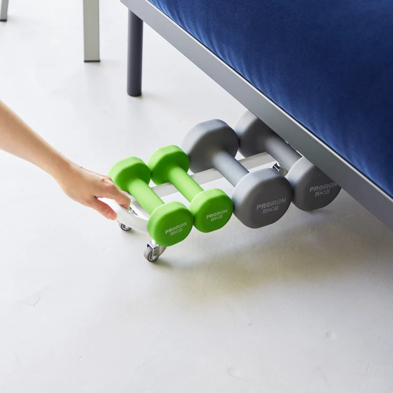Dumbbell Rack with Casters