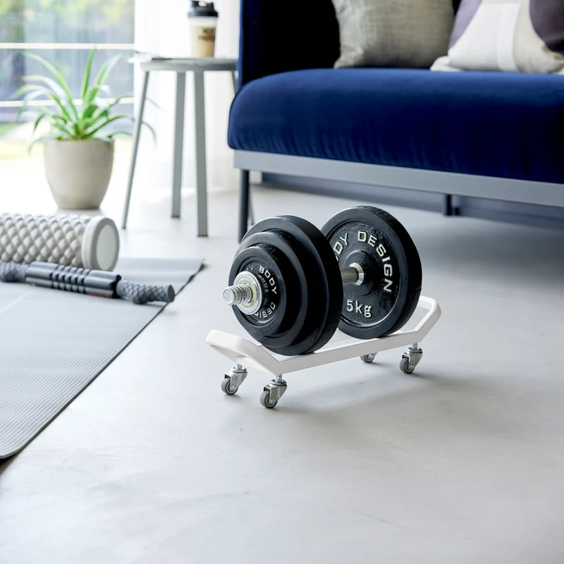Dumbbell Rack with Casters