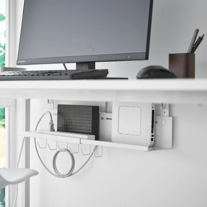 Extendable Under-Desk Cable & Router Organizer