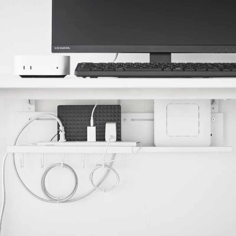 Extendable Under-Desk Cable & Router Organizer