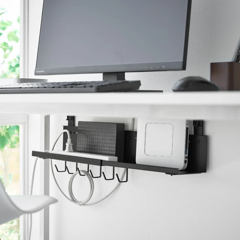 Extendable Under-Desk Cable & Router Organizer