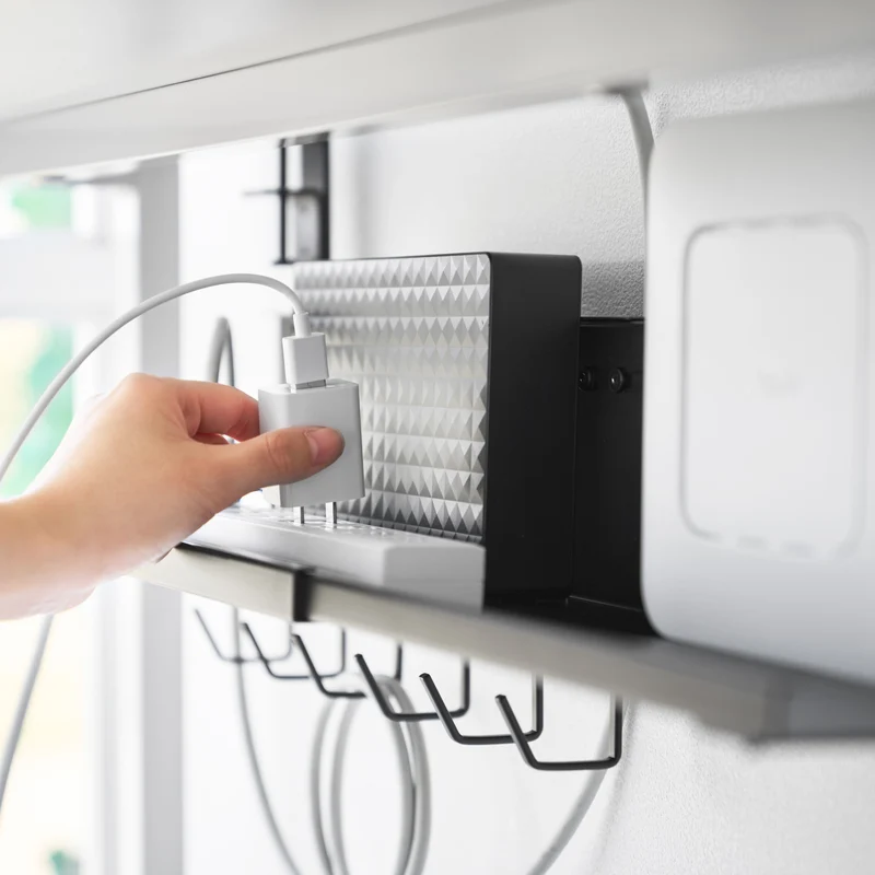 Extendable Under-Desk Cable & Router Organizer