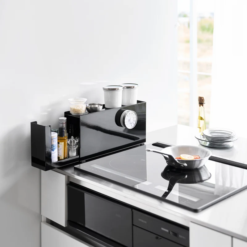 Compact Sliding Seasoning Rack