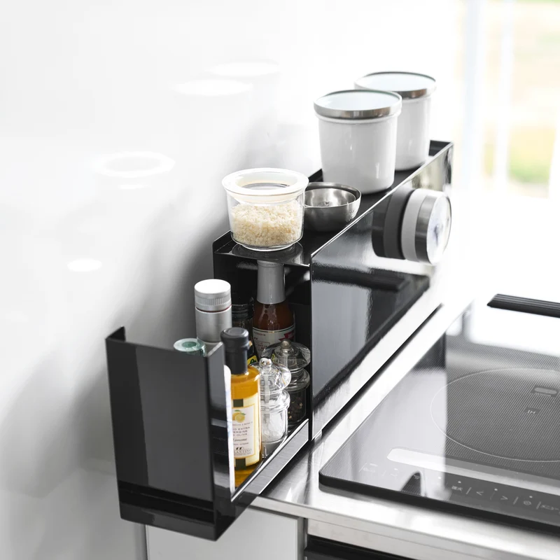 Compact Sliding Seasoning Rack