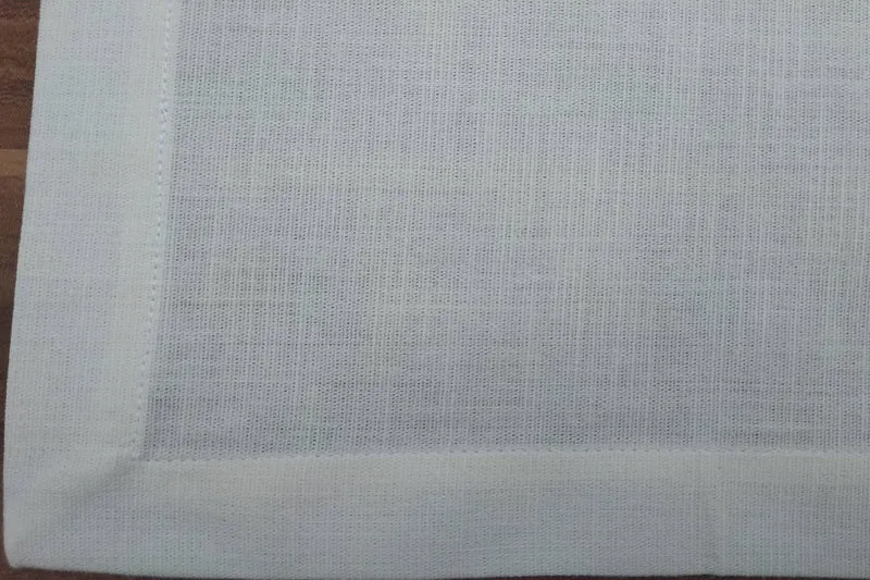 Leinen Stofftischset, Platzsets in weiß