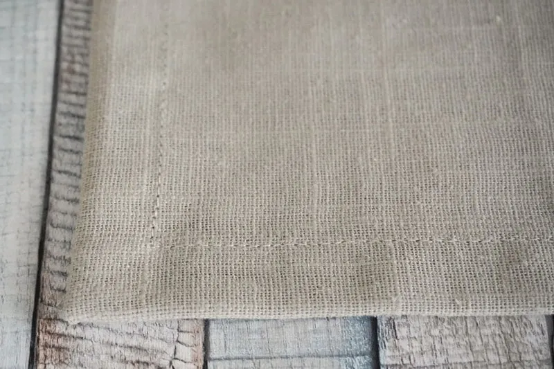 Leinen Servietten 2er Set, vorgewaschen in 42x42, ideales Gastgeschenk