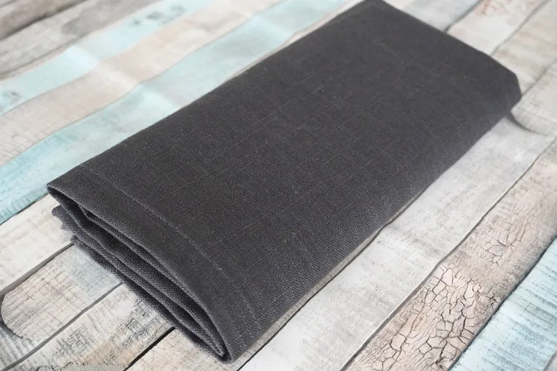Leinen Servietten 2er Set, vorgewaschen in 42x42, ideales Gastgeschenk
