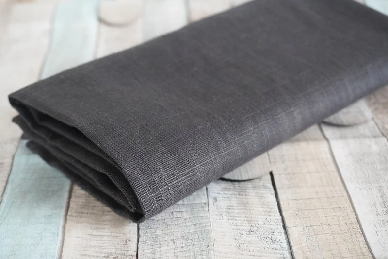 Leinen Servietten 2er Set, vorgewaschen in 42x42, ideales Gastgeschenk