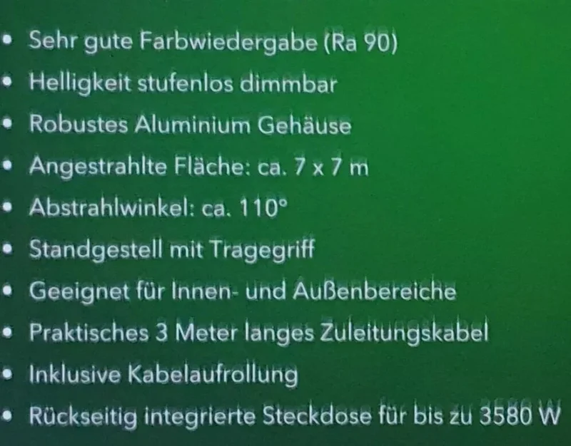 Casalux 55 Watt LED Arbeitsstrahler, neu&ovp