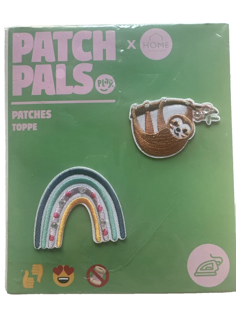 Patch Pals, Bügelbilder Applikation, Patch zum Aufbügeln, Aufnäher, 2er Set, neu