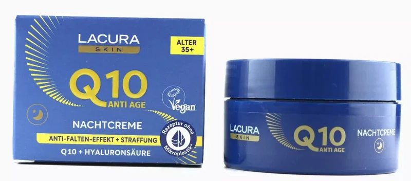 Lacura Skin Q10 Anti Age Nachtcreme, Alter 35+, Gesicht, Hals, neu&ovp