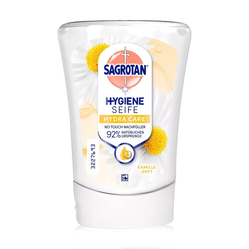 SAGROTAN Seife Nachfüller für No-Touch Spender Lotusblüte & Kamille 5x250ml, neu