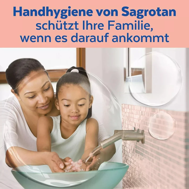 SAGROTAN Seife Nachfüller für No-Touch Spender Lotusblüte & Kamille 5x250ml, neu