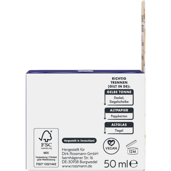 ISANA Vital Nachtcreme, mit Arganöl, für reife Haut, 50 ml, neu&ovp