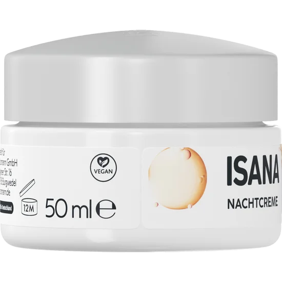 ISANA Vital Nachtcreme, mit Arganöl, für reife Haut, 50 ml, neu&ovp