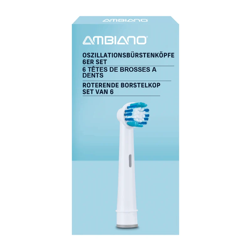 Ambiano Universal Aufsteckbürsten, 6er Set, neu&ovp