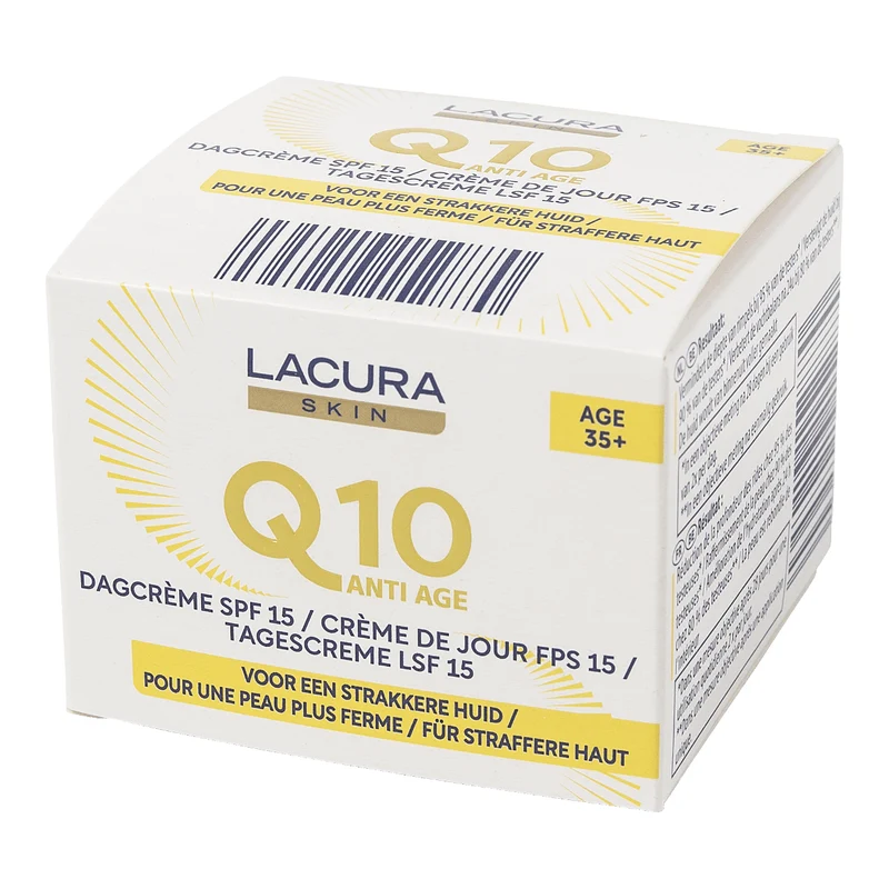 Lacura Skin Q10 Anti Age Tagescreme, LSF 15, 35+, Gesicht, Hals, neu&ovp