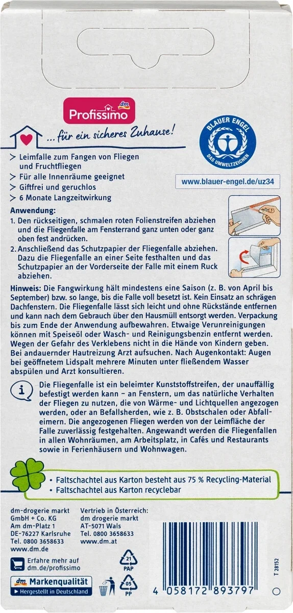 Profissimo Fliegenfallen, 1x5 St, neu&ovp