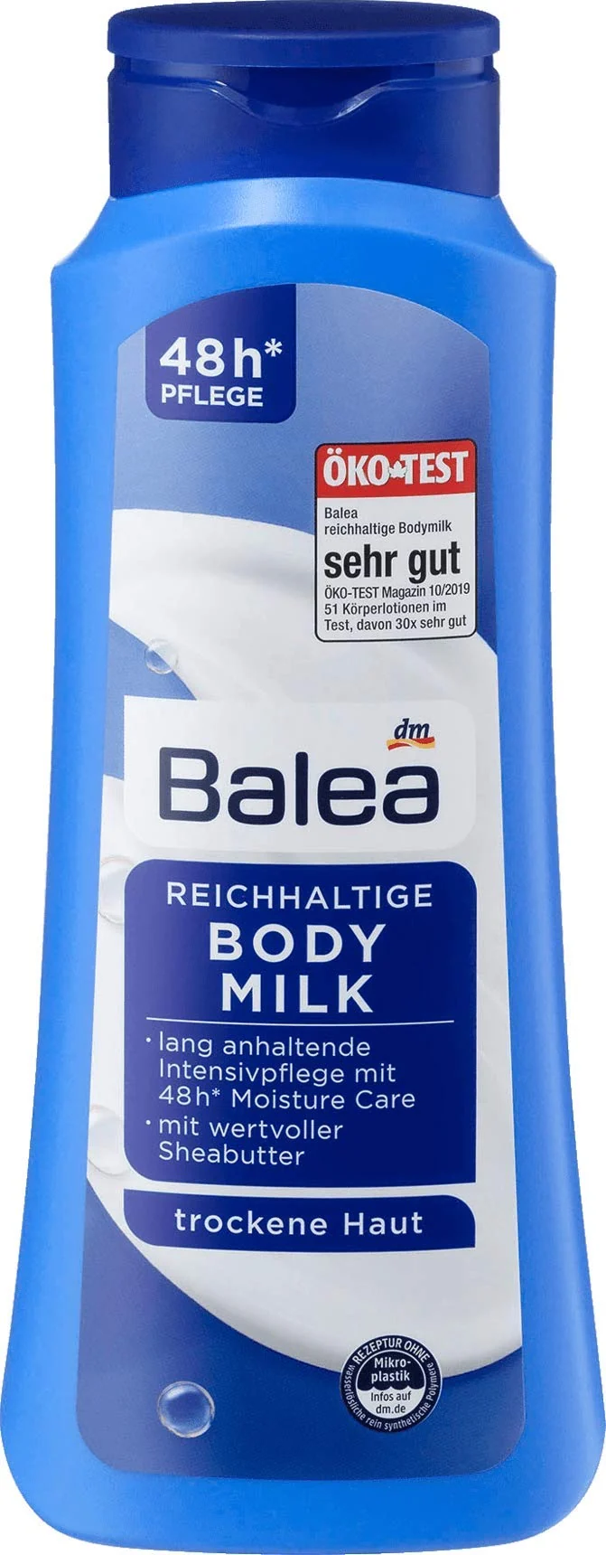 Balea Körperlotion reichhaltige Bodymilk, 1 x 400 ml
