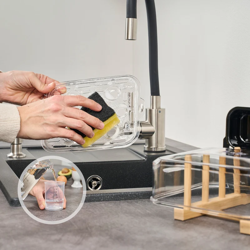 Elektrischer Eierkocher für bis zu 8 Eier, Edelstahl, kompakt & sicher