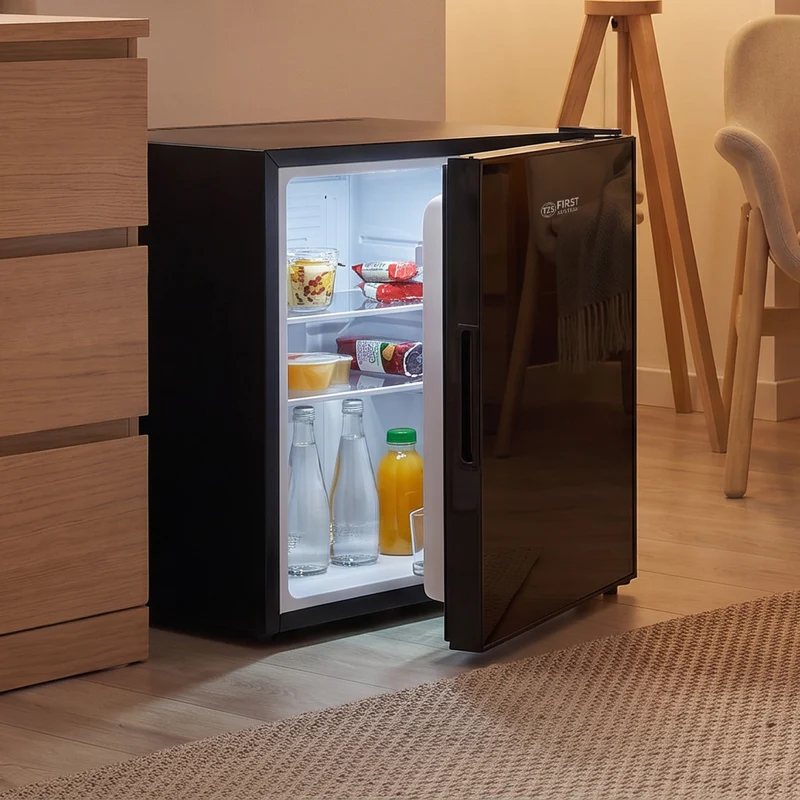 Minikühlschrank 30L – Glasfront Schwarz
