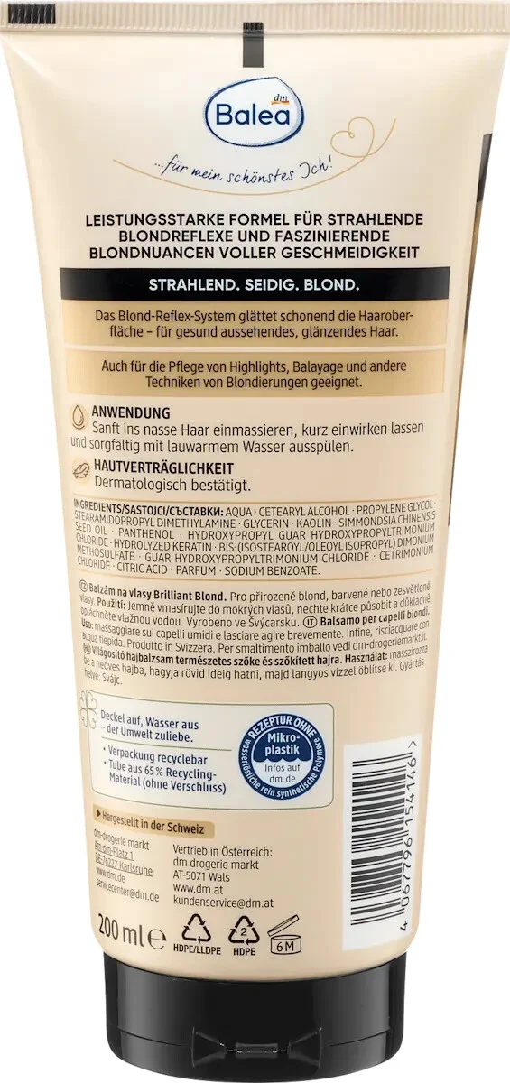 Balea PROFESSIONAL Conditioner Brilliant Blond, 200 ml, neu&ovp