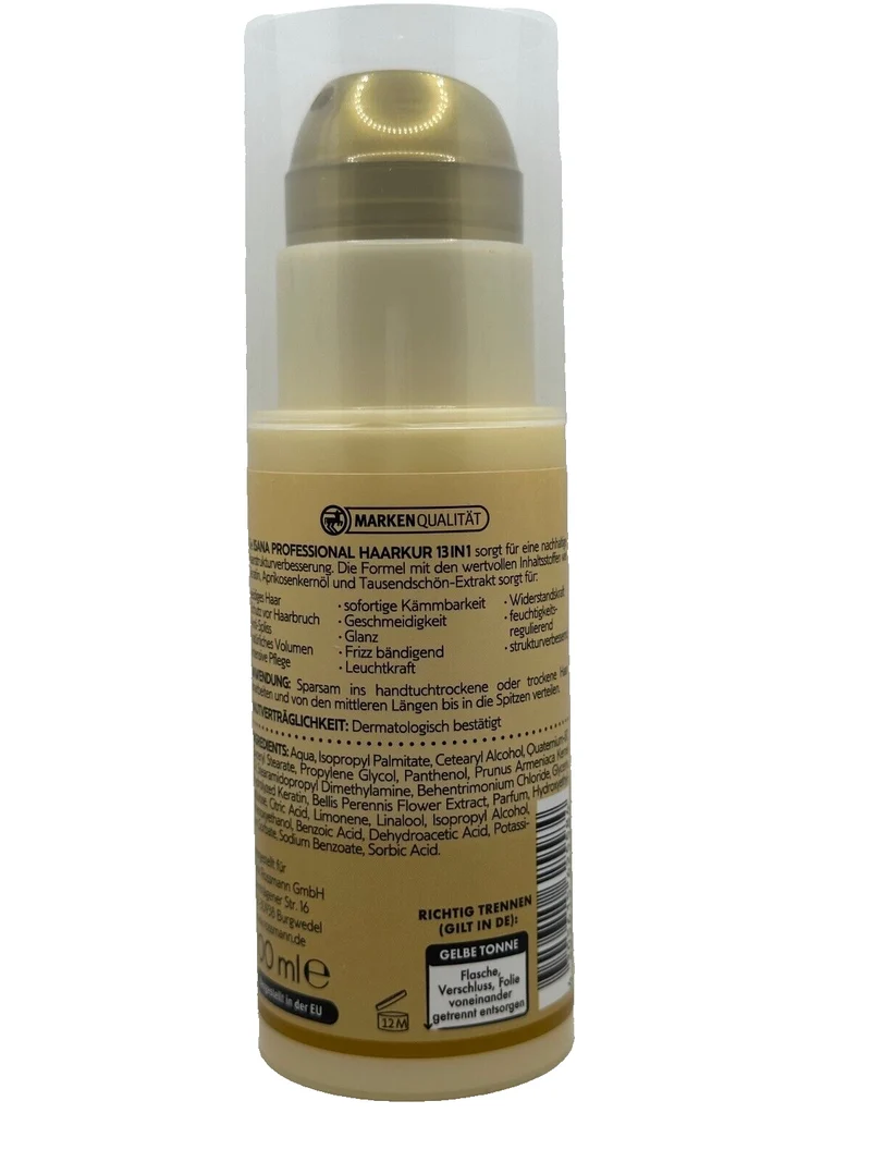 ISANA PROFESSIONAL Haarkur 13in1 Intensiv & Pflege, ohne Ausspülen, 100ml, Neu