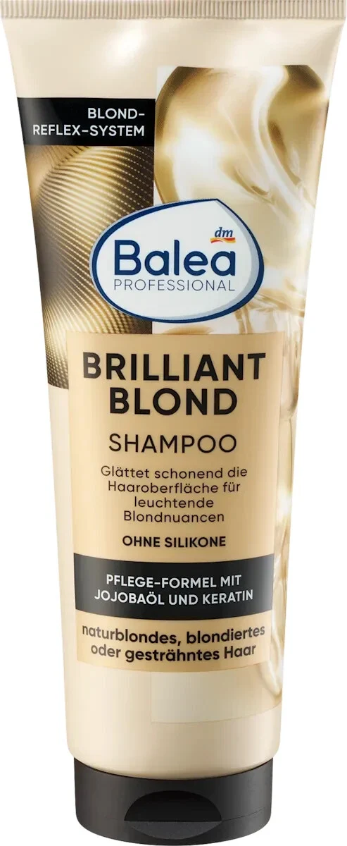 Balea PROFESSIONAL Shampoo, Brilliant Blond, 250 ml, neu&ovp