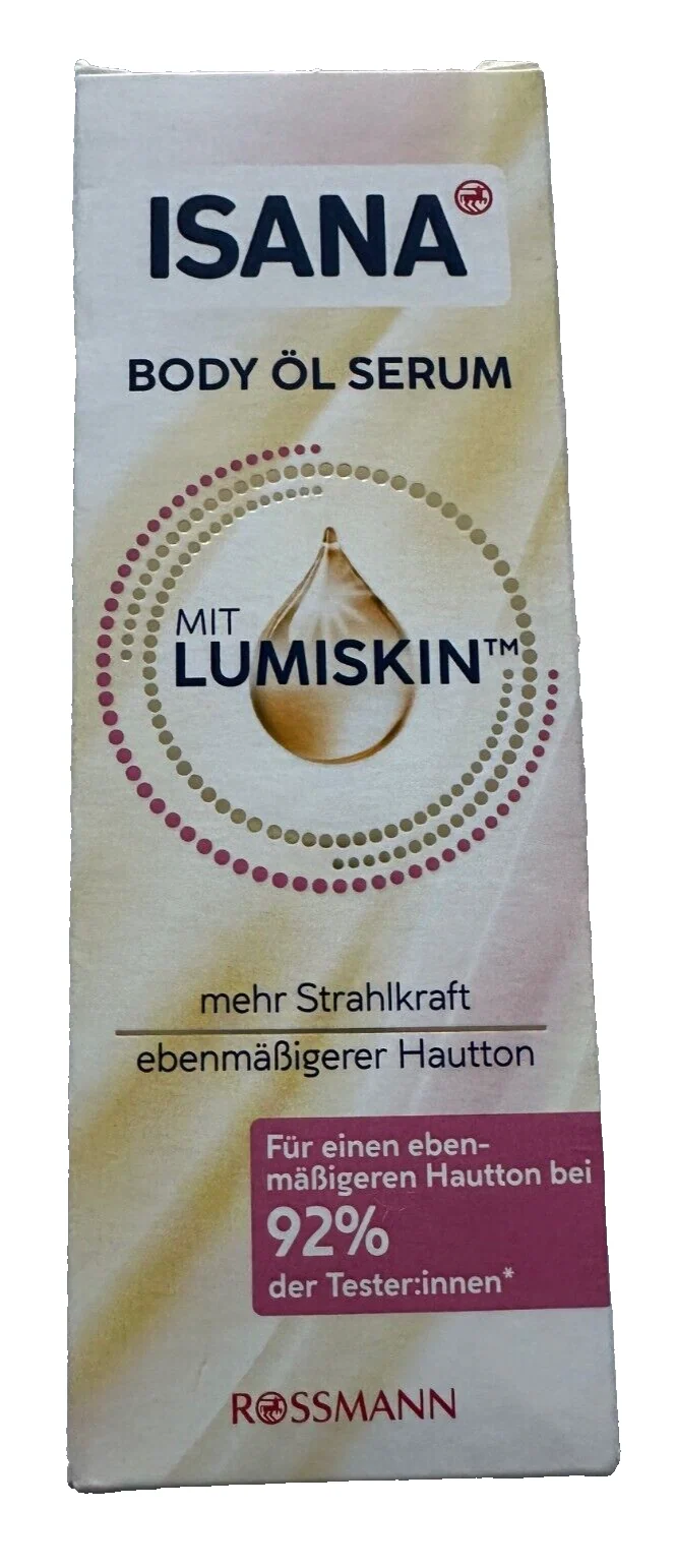 Isana Body Öl Serum mit Lumiskin, 1x90 ml, neu&ovp