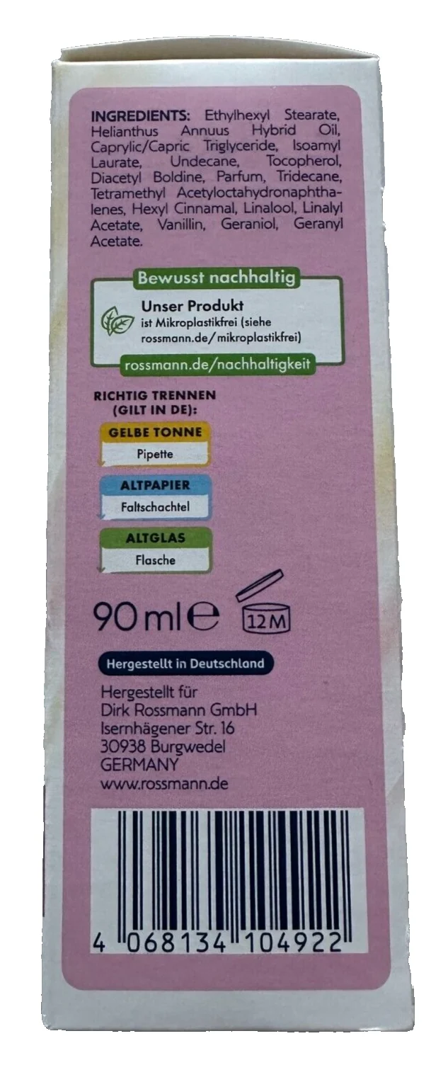 Isana Body Öl Serum mit Lumiskin, 1x90 ml, neu&ovp