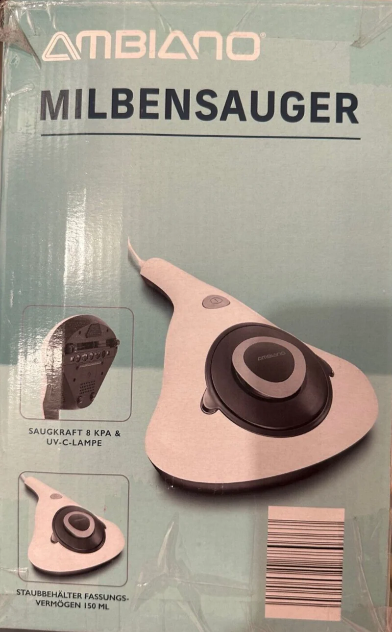 AMBIANO Milbensauger, 300W, mit UV-C Licht, Neu&OVP