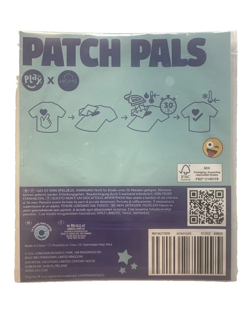 Patch Pals, Bügelbilder Applikation, Patch zum Aufbügeln, Aufnäher, 2er Set, neu