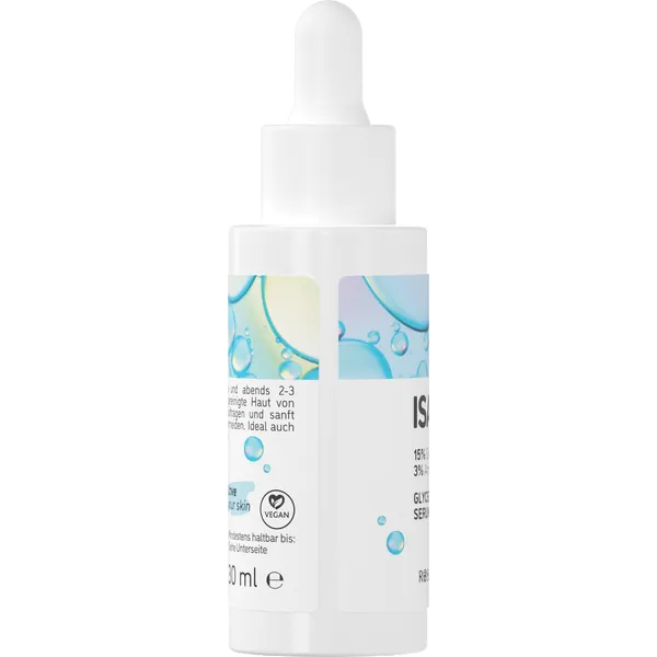 ISANA Glycerin Serum, 30 ml, Regenerierent und Feuchtigkeitsspendent - Ideal für trockene Haut