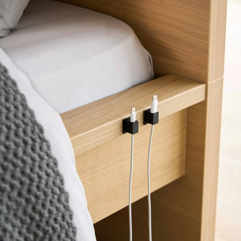 Magnetic Cable Holders with Base (Set of 5)