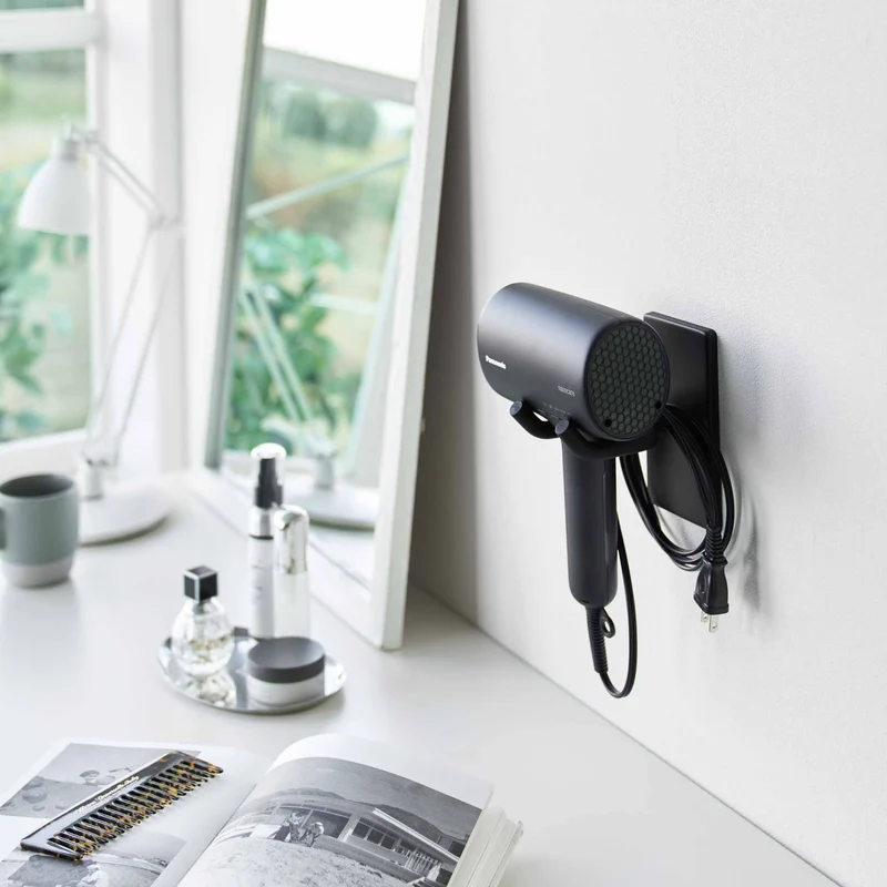 Adjustable Wall-Mounted Hair Dryer Holder