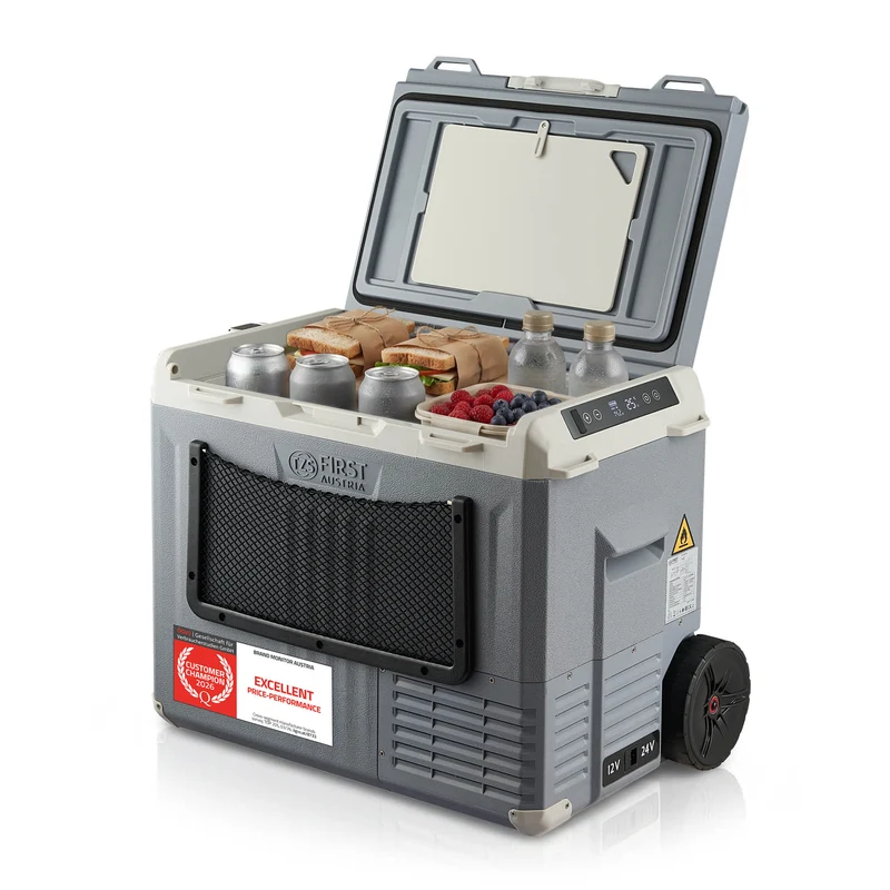 Kompressor-Kühlbox 40L, Touch-Display, Bluetooth-App