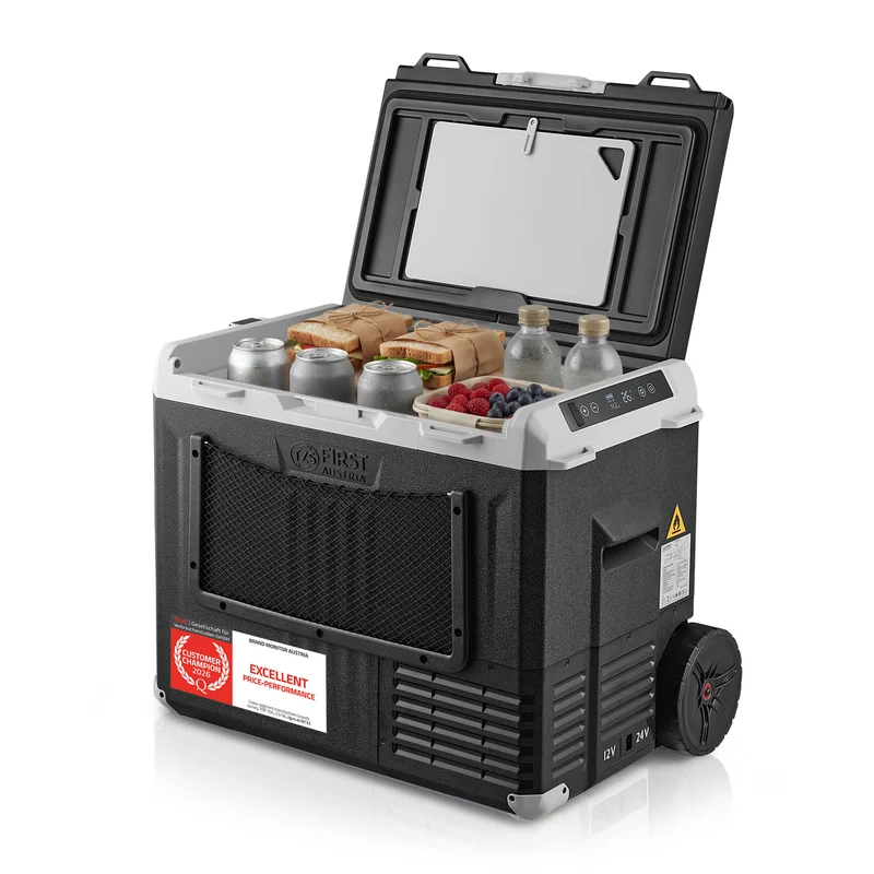 Kompressor-Kühlbox 40L, Touch-Display, Bluetooth-App