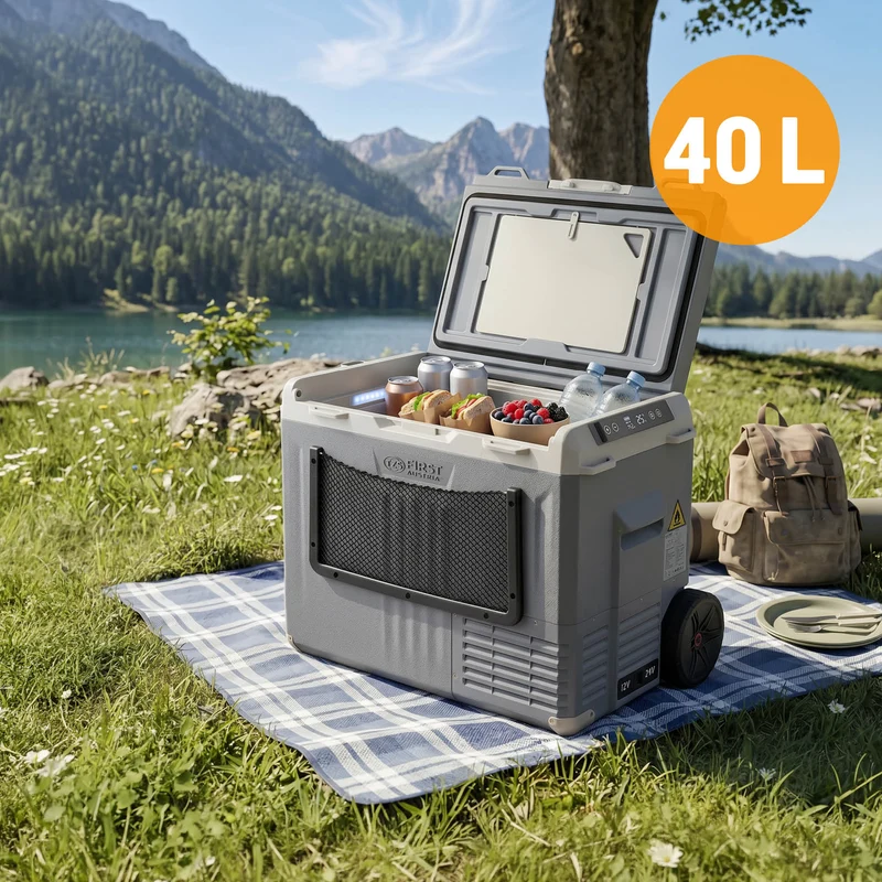Kompressor-Kühlbox 40L, Touch-Display, Bluetooth-App