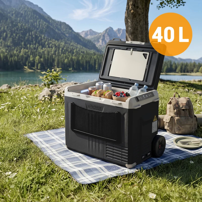 Kompressor-Kühlbox 40L, Touch-Display, Bluetooth-App