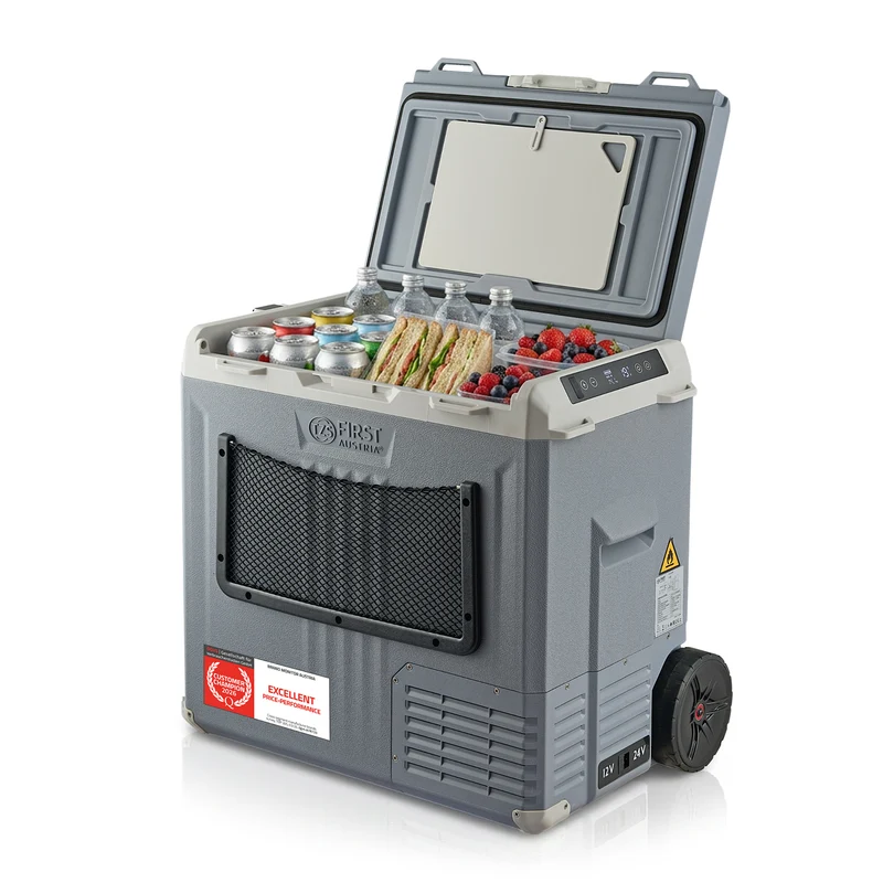 Kompressor-Kühlbox 50L, mit App-Steuerung, Trolleyfunktion