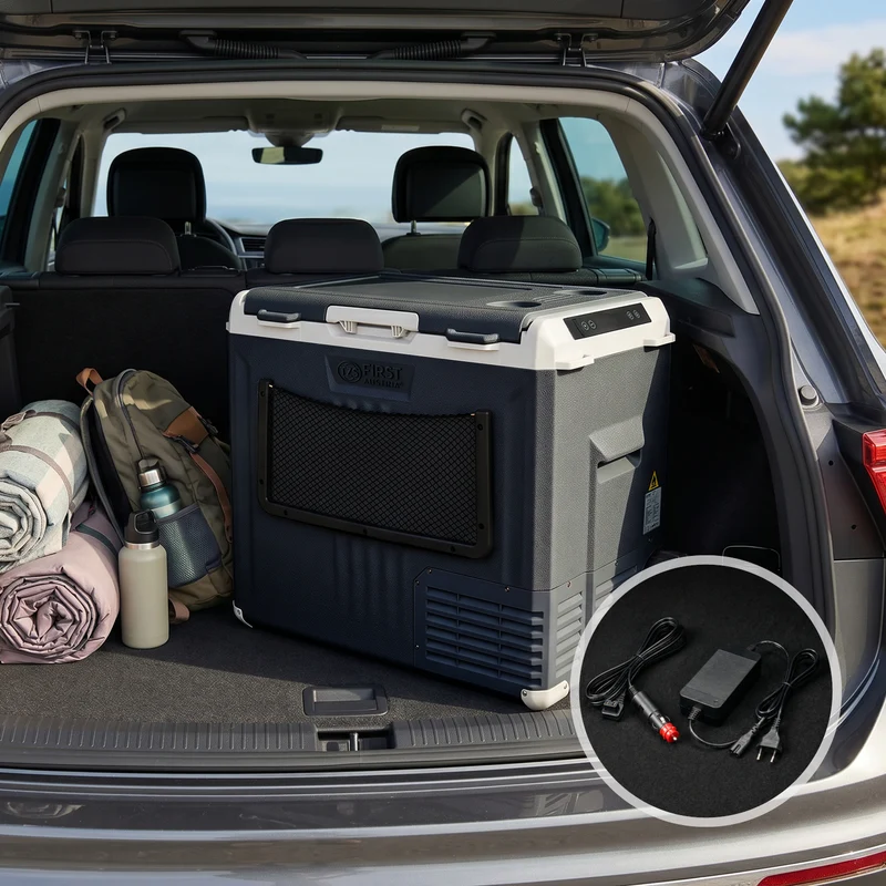 Kompressor-Kühlbox 50L, mit App-Steuerung, Trolleyfunktion