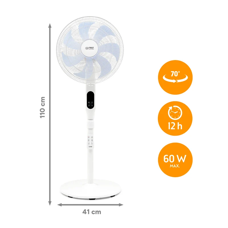 Standventilator 60 W, 7 Flügelblätter, 35 cm