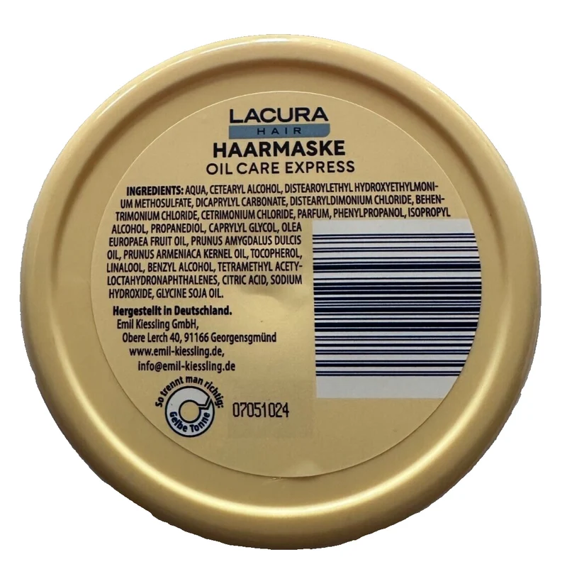 LACURA Hair Haarmaske Oil care express, 3fach Ölkomplex, Vegan, neu&ovp