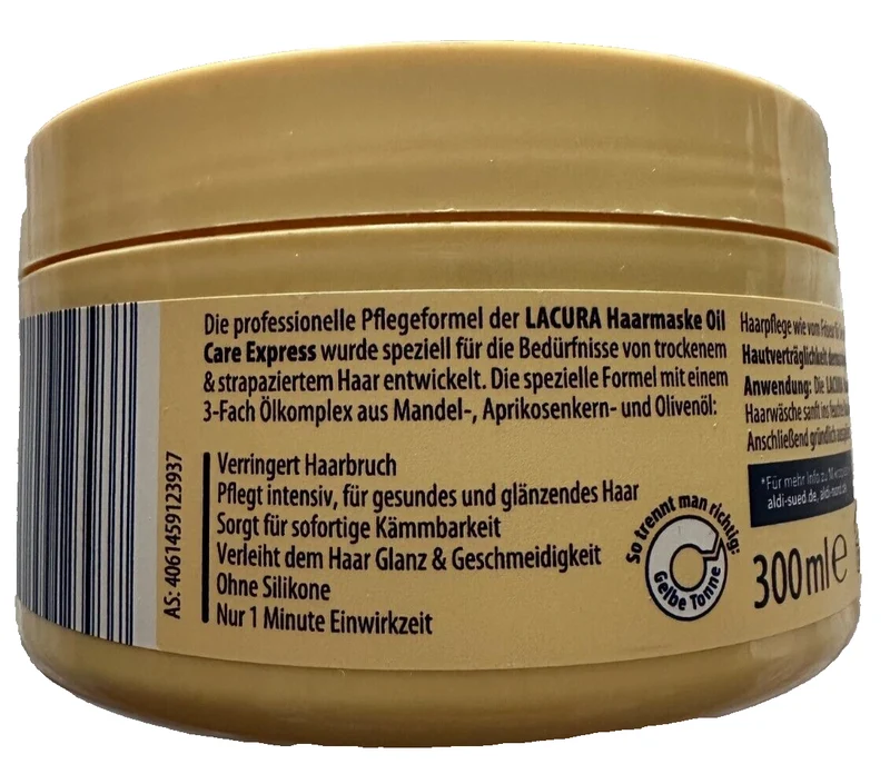 LACURA Hair Haarmaske Oil care express, 3fach Ölkomplex, Vegan, neu&ovp