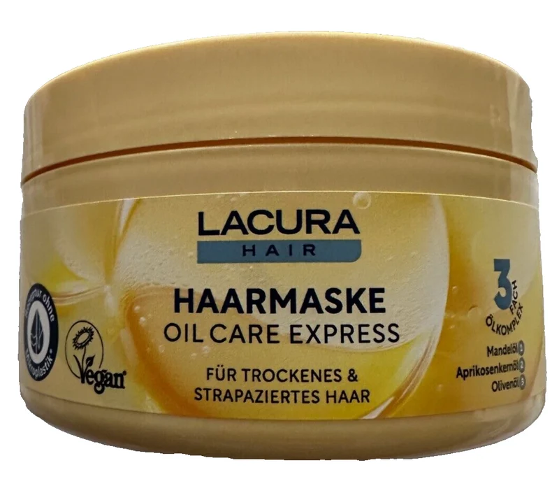 LACURA Hair Haarmaske Oil care express, 3fach Ölkomplex, Vegan, neu&ovp