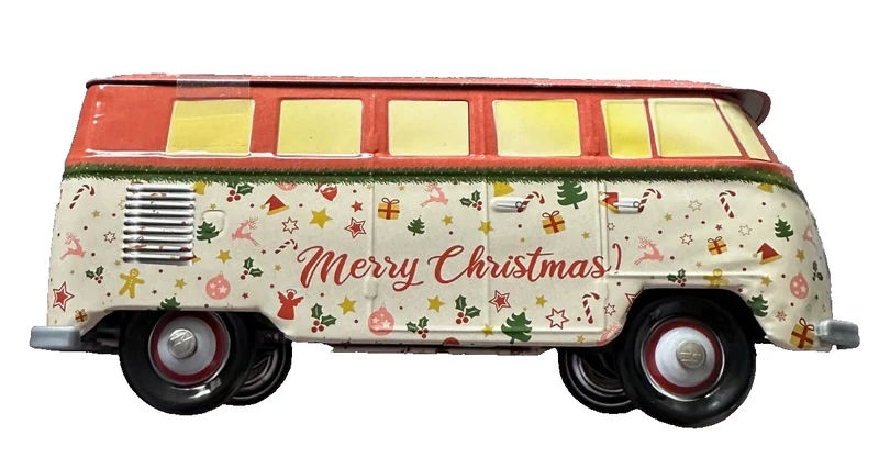 Volkswagen VW T1 Bus Bulli Collection Keks-/Aufbewahrungsdose aus Metall, neu