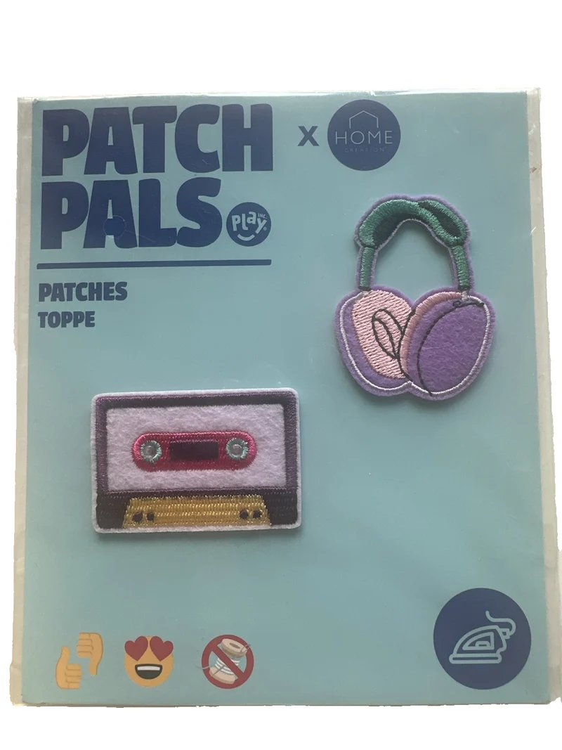 Patch Pals, Bügelbilder Applikation, Patch zum Aufbügeln, Aufnäher, 2er Set, neu